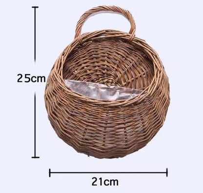 Hand Made Wicker Rattan Basket