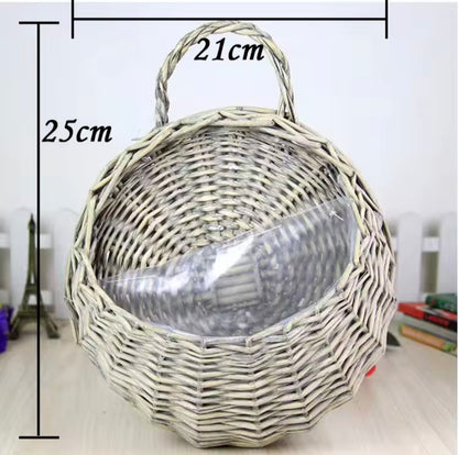 Hand Made Wicker Rattan Basket